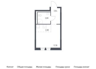 Продам квартиру студию, 22.4 м2, Ленинградская область, Невская Долина, 1.3