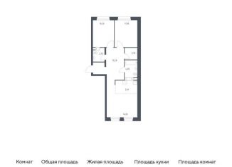 Продается 2-комнатная квартира, 64.9 м2, Москва, проспект Куприна, 30к1