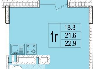 Продается квартира студия, 22.9 м2, Ростов-на-Дону, 2-й Атмосферный переулок, 4, Ворошиловский район