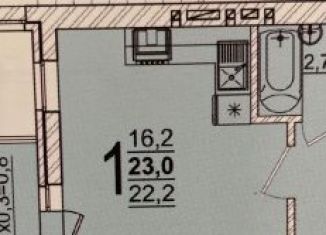 Продается однокомнатная квартира, 21.9 м2, аул Новая Адыгея, улица Тургеневское шоссе, 33/3к15, ЖК Дарград