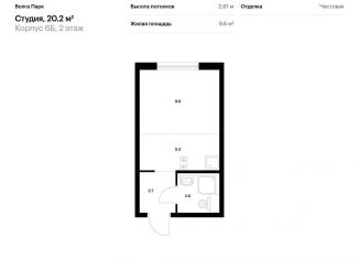 Продается квартира студия, 20.2 м2, Ярославль, Фрунзенский район