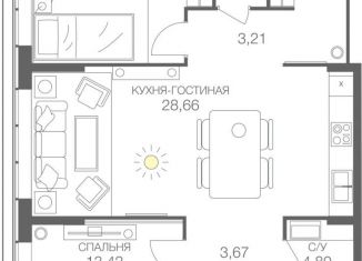 Продается 3-ком. квартира, 82 м2, Москва, ЖК Хедлайнер, Шелепихинский тупик