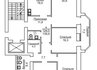 Продажа 4-ком. квартиры, 155.4 м2, Москва, проспект Маршала Жукова, 9, станция Хорошёво