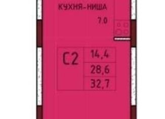 Квартира на продажу студия, 31.2 м2, село Осиновая Гора