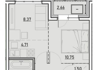 Продажа однокомнатной квартиры, 38 м2, Иркутск, ЖК Zenith