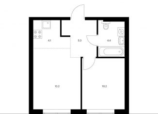 Продается 2-комнатная квартира, 37.2 м2, Одинцово, ЖК Одинцово-1, жилой комплекс Одинцово-1, 1.26.2