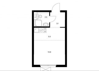 Продам квартиру студию, 21.7 м2, Москва, ЖК Римского-Корсакова 11