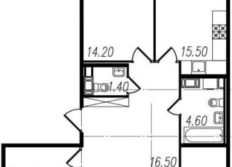 Продается 4-ком. квартира, 96.1 м2, Санкт-Петербург, муниципальный округ Светлановское, Манчестерская улица, 3