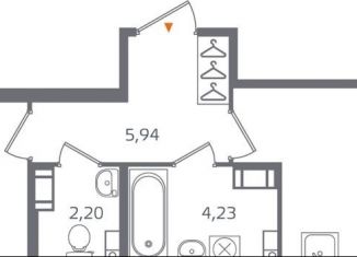 Продается 1-ком. квартира, 44 м2, Санкт-Петербург, метро Выборгская