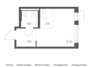 Продажа квартиры студии, 22.3 м2, поселение Рязановское