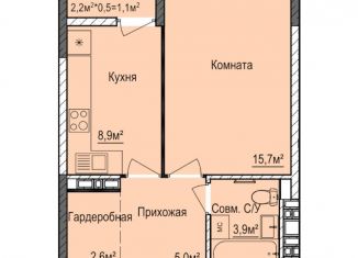 Продам однокомнатную квартиру, 36.3 м2, Ижевск, ЖК Покровский