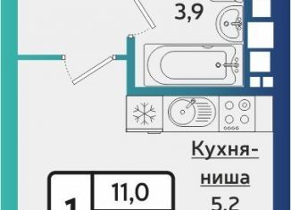 Продажа квартиры студии, 24.8 м2, Ижевск, Индустриальный район