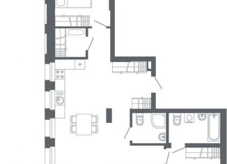 Продаю 3-ком. квартиру, 103.4 м2, Екатеринбург, ЖК Проспект Мира