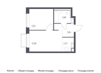 Продам двухкомнатную квартиру, 32.5 м2, посёлок Мирный, ЖК Томилино Парк, жилой комплекс Томилино Парк, к6.1