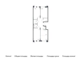 Продажа 3-ком. квартиры, 77.6 м2, Московская область