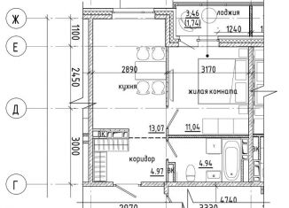 1-ком. квартира на продажу, 34.9 м2, городской посёлок Янино-1, ЖК Янила Драйв, Оранжевая улица, 12