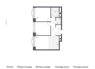 Продается 2-комнатная квартира, 59.3 м2, Москва, жилой комплекс Новоданиловская 8, к2, ЖК Новоданиловская 8