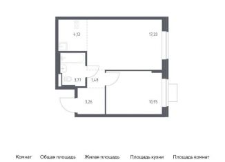 Продаю однокомнатную квартиру, 40.8 м2, поселение Рязановское, жилой комплекс Подольские Кварталы, к1