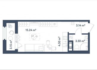 Продам квартиру студию, 28 м2, Санкт-Петербург, метро Московские ворота