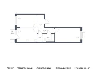 Продам 2-комнатную квартиру, 60.5 м2, Ленинский городской округ