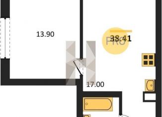 Продаю 1-комнатную квартиру, 38.4 м2, Екатеринбург, метро Геологическая, улица Репина, 111