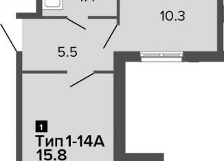 Продаю однокомнатную квартиру, 38.1 м2, Санкт-Петербург, ЖК Приморский Квартал, Ипподромный переулок, 1к3