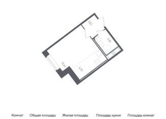 Продается квартира студия, 24.7 м2, Санкт-Петербург, жилой комплекс Живи в Рыбацком, к73, муниципальный округ Рыбацкое