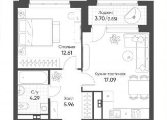 Продается 1-ком. квартира, 41.9 м2, Свердловская область