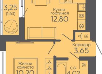 Продаю 1-комнатную квартиру, 32.3 м2, Екатеринбург, жилой комплекс Новокольцовский, 5, Октябрьский район