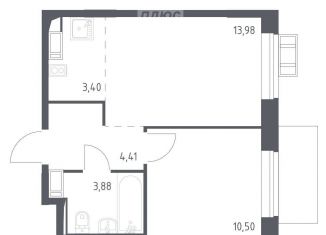 Продажа 2-ком. квартиры, 36.1 м2, деревня Мисайлово, микрорайон Пригород Лесное, к11.2