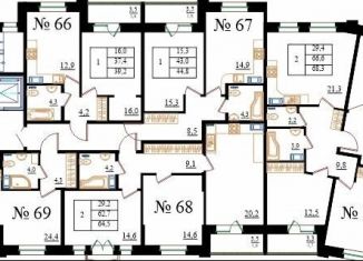 Продам однокомнатную квартиру, 39.3 м2, Гатчина, Медицинский проезд