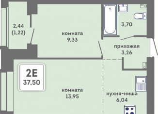 Продается 2-комнатная квартира, 37.5 м2, Пермь