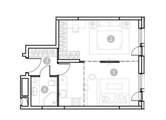 Продается 2-комнатная квартира, 43.3 м2, Москва, ВАО