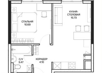 Продаю 1-ком. квартиру, 34 м2, Москва, улица Корнейчука, 27с7, метро Медведково