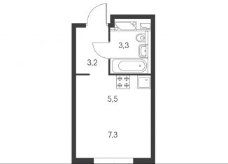 Продаю квартиру студию, 19.2 м2, поселение Московский, Саларьевская улица, 10к2, ЖК Саларьево Парк