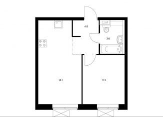 Продается 1-ком. квартира, 37.8 м2, Москва, метро Бибирево