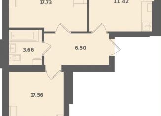 Продам 2-ком. квартиру, 61.2 м2, Калининградская область