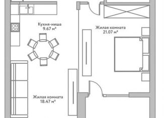 Продажа 2-комнатной квартиры, 73 м2, Новосибирск, метро Заельцовская, Дачное шоссе, 20к12В