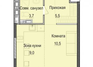 Продается квартира студия, 28.6 м2, Казань