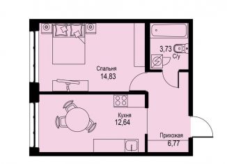 Продам однокомнатную квартиру, 38 м2, Ленинградская область, Солнечная улица, 2