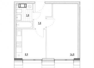 Продается 1-комнатная квартира, 33.3 м2, Зеленоград