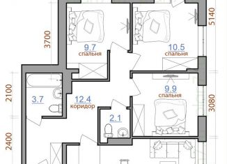 Продам 4-комнатную квартиру, 73.9 м2, Иркутск, Ленинский округ, территория 1-й Ленинский квартал, 2