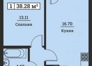 Продается однокомнатная квартира, 38.3 м2, Мурино, ЖК Урбанист, Екатерининская улица, 19