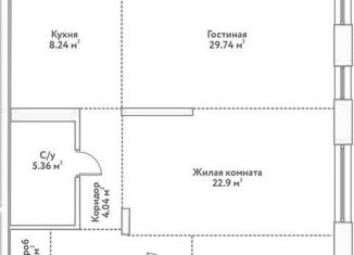 Продаю 3-ком. квартиру, 101.3 м2, Новосибирск, метро Заельцовская, Дачное шоссе, 20Б