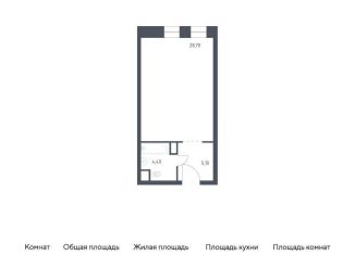 Квартира на продажу студия, 38.2 м2, Москва, Стремянный переулок, 2, Стремянный переулок