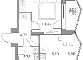 Продается 1-ком. квартира, 31.4 м2, Москва, Рязанский проспект, 2с27, ЮВАО