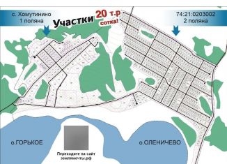 Продаю земельный участок, 240 сот., село Хомутинино, улица Луначарского, 55