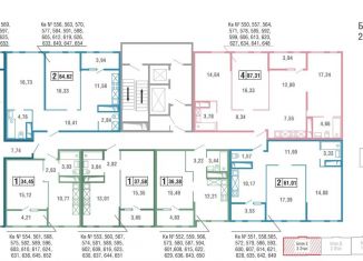 Продажа двухкомнатной квартиры, 64 м2, Оренбург, ЖК Акварель, Северный проезд, 24/1