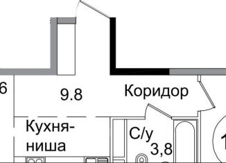 Продам двухкомнатную квартиру, 47.4 м2, Москва, ЖК Сиреневый парк, Тагильская улица, 4В