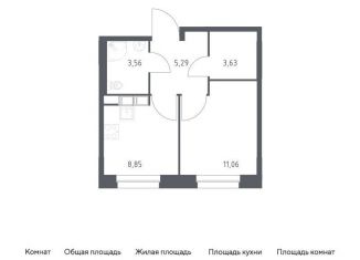 Продается 1-комнатная квартира, 32.4 м2, деревня Столбово, жилой комплекс Эко Бунино, 13